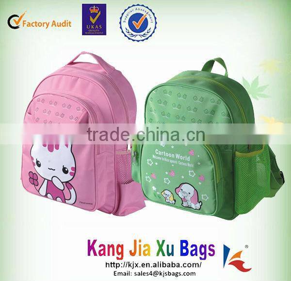 2014 newest 4 to 10 years student wholesale fashionable high quality school book bag