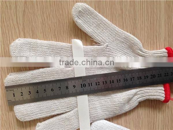 22cm white cotton hand gloves