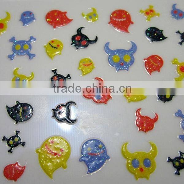 Halloween nail art decals holiday nail art stickers ghost nail decals suppliers