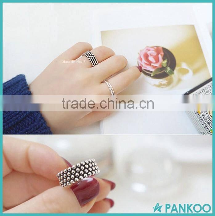 2016 New Retro Thai Silver Ring 925 Sterling Silver Opening Personality Simple Ring