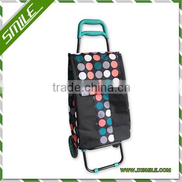 2WHEELS SHOPPING TROLLEY WITH MATCHING COLOR BAG