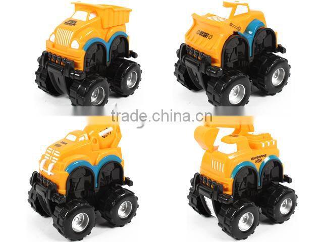 friction toy vehicle 4PCS kids plastic universal friction car toy