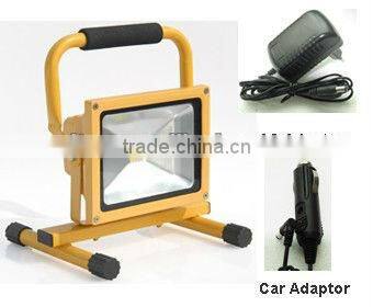 20W Chargeable LED FLood Light;with AC adaptor and car adaptor