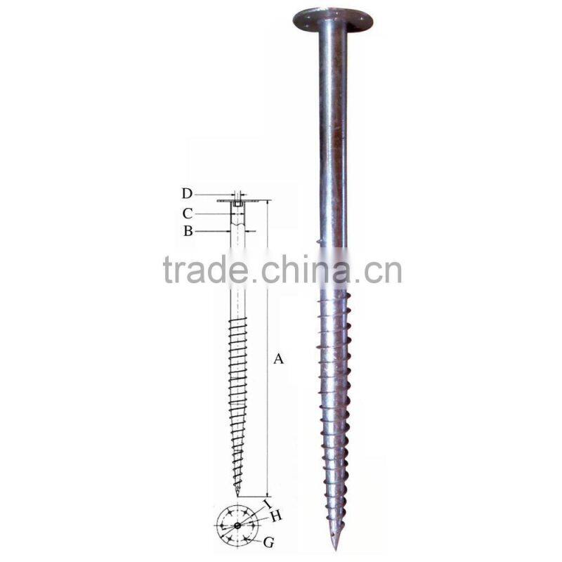 solar mounting system/ground screw solar mounting system