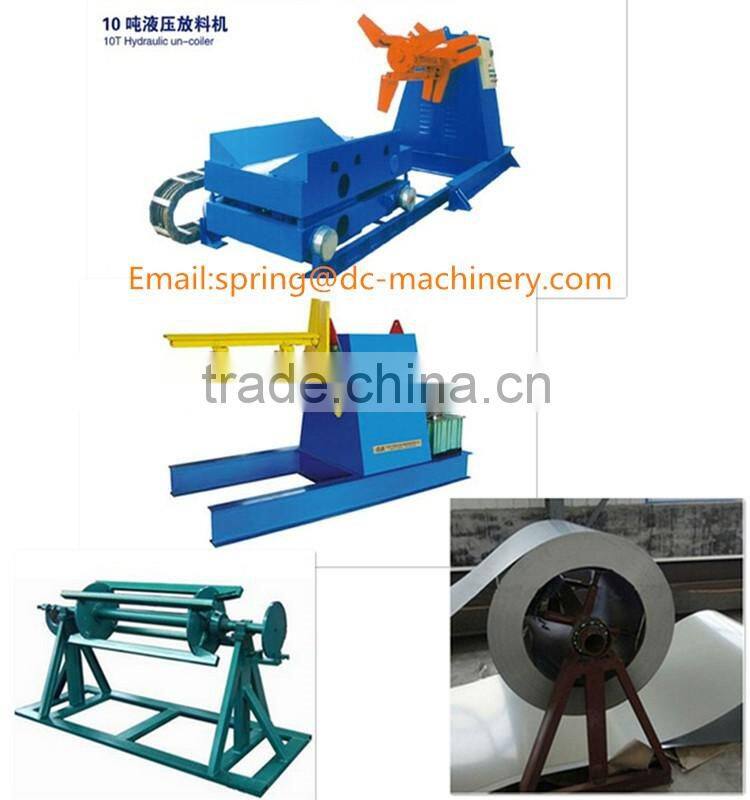 Manual uncoiling machine steel coil decoiling machine