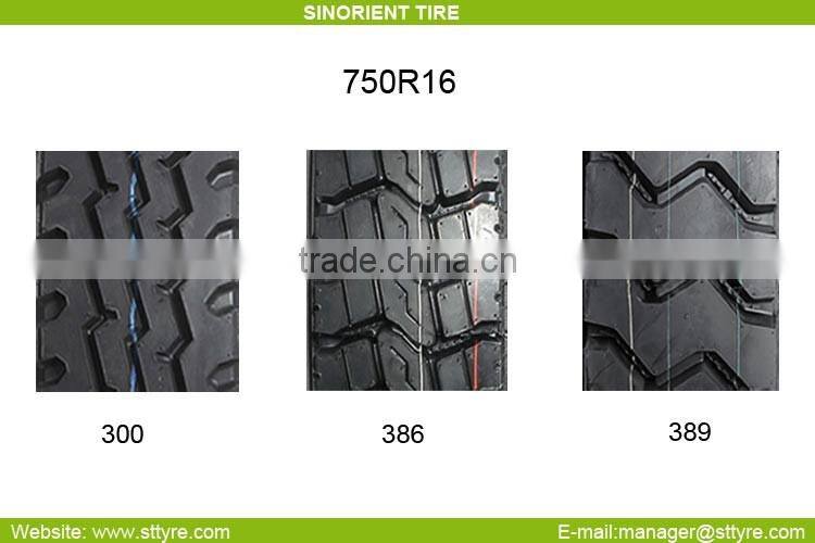Heavy Radial Truck Tire For Commercial Use 750R16