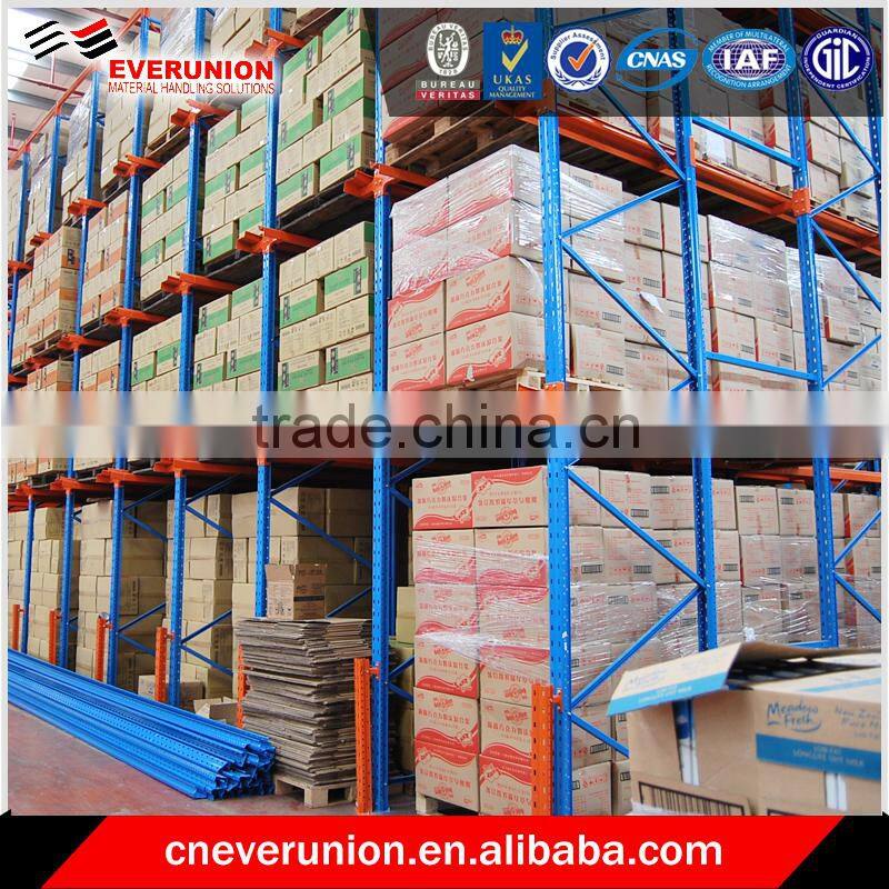 Drive in pallet rack drive in warehouse rack