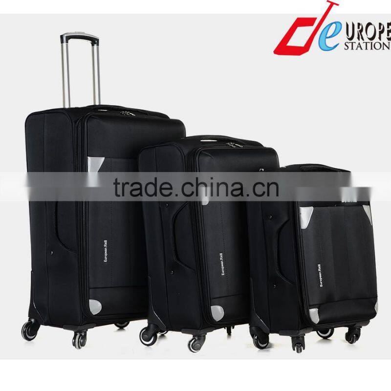 PC,ABS + PC Material color printing trolley luggage