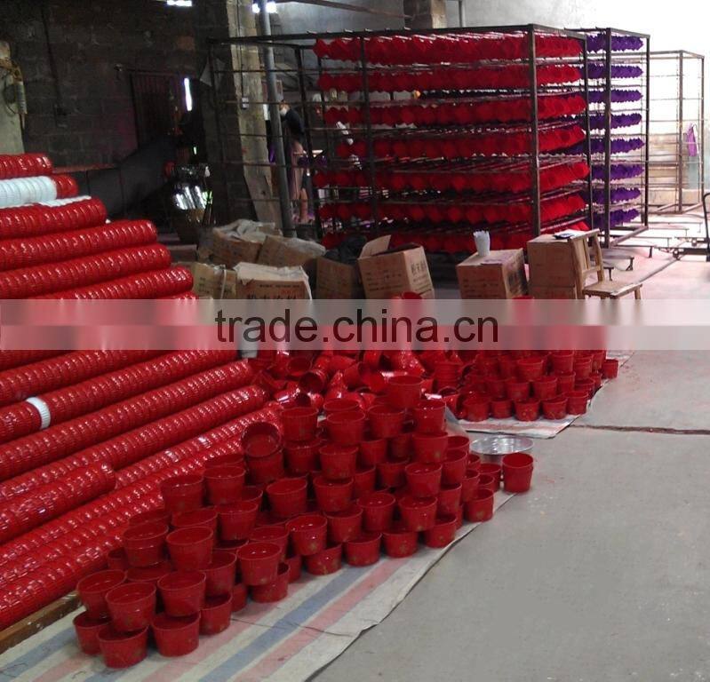 2015 Hot Garden Decorative Metal Flower Planter Set with Number Emboss