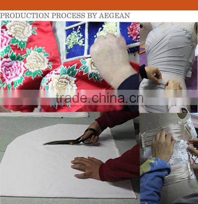 HT32 Hot Sale Elegant High Neck Cap Sleeve 2015 Prom Dresses Floor Length Beaded Applique Satin Vestido De Formatura Longo