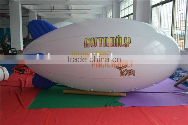 hot sale custom giant inflatable airship / giant inflatable blimp with printed logo/airship balloon for advertising