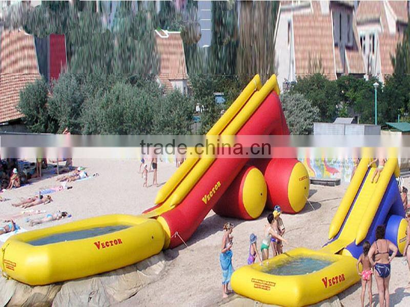 2015 hot sell ! Newest Design Inflatable water Slide, inflatable pool slide / inflatable slide for pool for entertainment