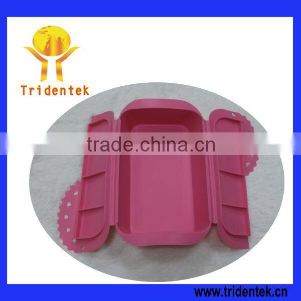 260mm Portable Preservation Silicone Kids Lunch Box