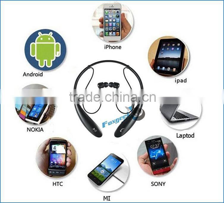 100% Original headphone bluetooth earphone High quality in ear headphone necklace and wireless with original retail box