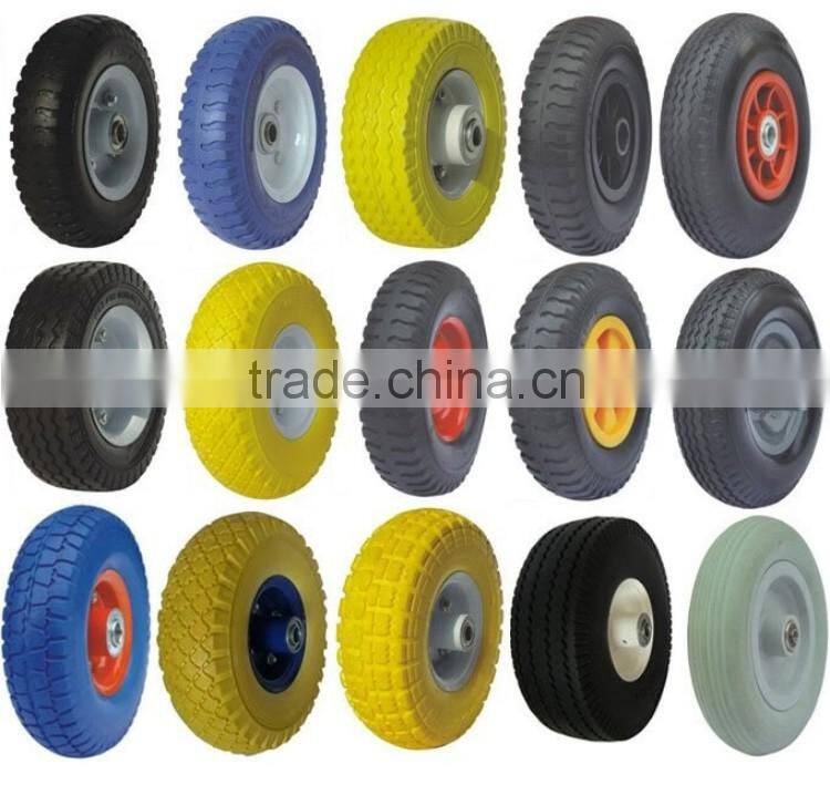 3.00-8 pu wheel FOR tool cart,wheelbarrow