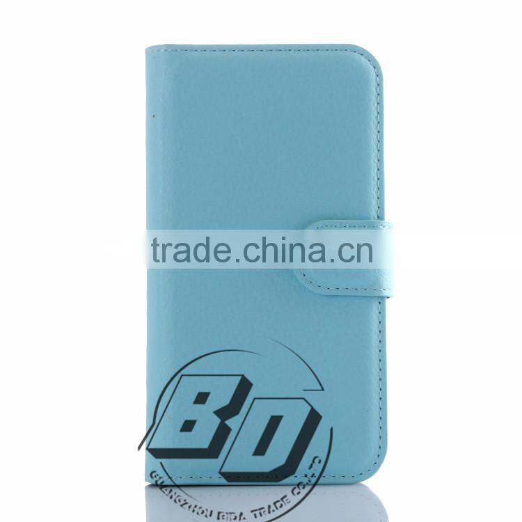 Manufacturer Wholesale Magnetic flip leather wallet case with card slots For ZTE Blade Q Lux 4G Super China Supplier