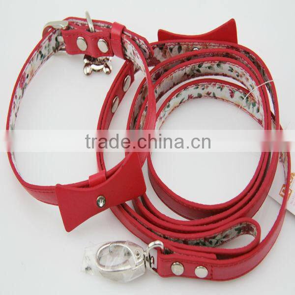 Latest design leather pet product wholesale-A08