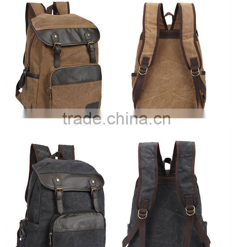 2015 hot sale fashion machinery sale teenager canvas school bagpack