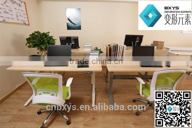 New design double column school student desk and chair with great price