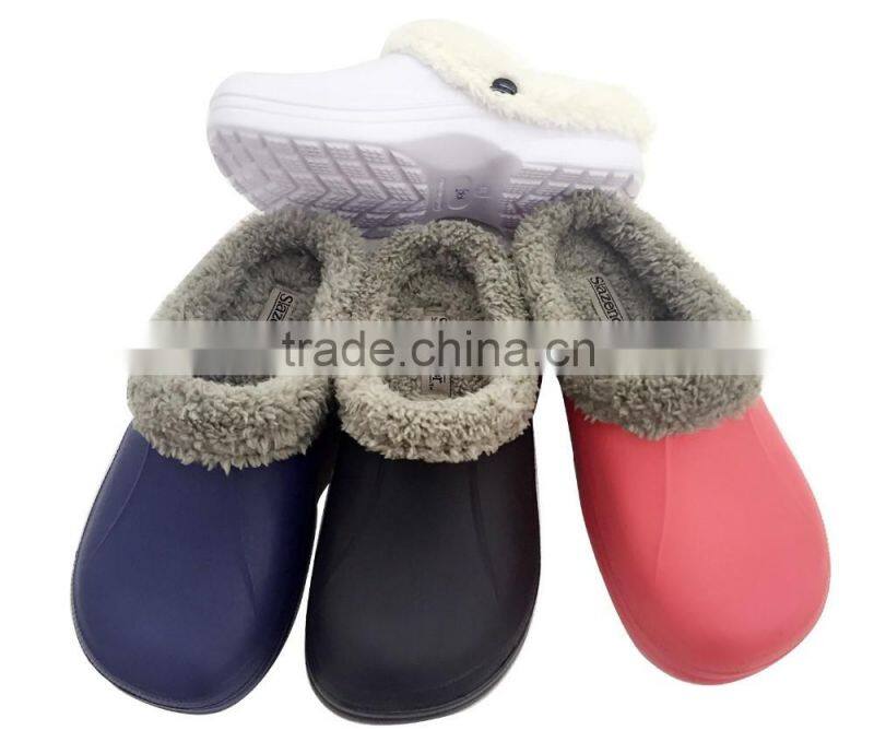 indoor winter slipper shoes with fur