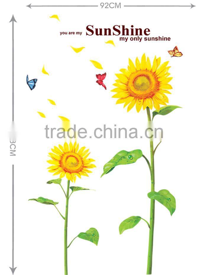 Sunflower Bathroom Wall Tile Stickers