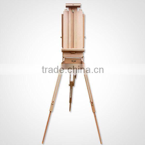 French Easel Wooden Sketch Box Portable Artist Tripod Painters Easel wooden artist studio easel