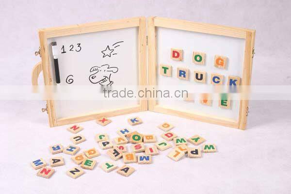 Wooden Alphabet magnetic board