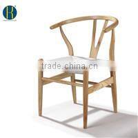 Replica Inspired Designer Shell Chair - Walnut & Black Leather New HY2007