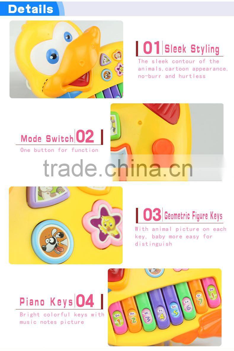 Chuangfa toys--Education electric piano toys, cartoon horse piano toys for baby