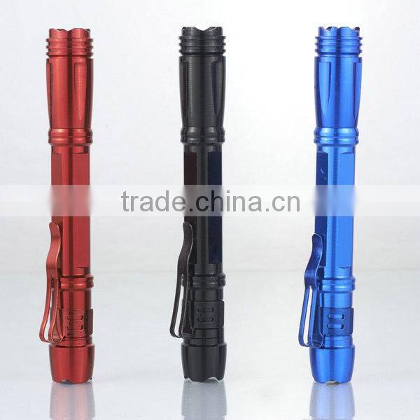Cheap Aluminum AAA Battery Promotional Pen Torch