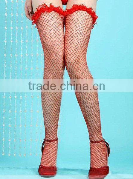 Fashion Design Hot Sale Purple Net Sexy Mesh Stockings