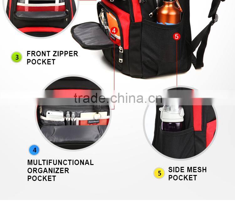 2015 new fashion 1680D water resistant backpack with high quality