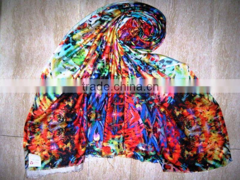 Viscose new design digital print scarf