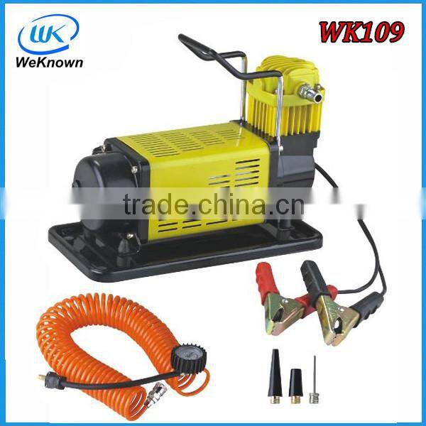 12 volt DC car inflation pump/mini car air compressor