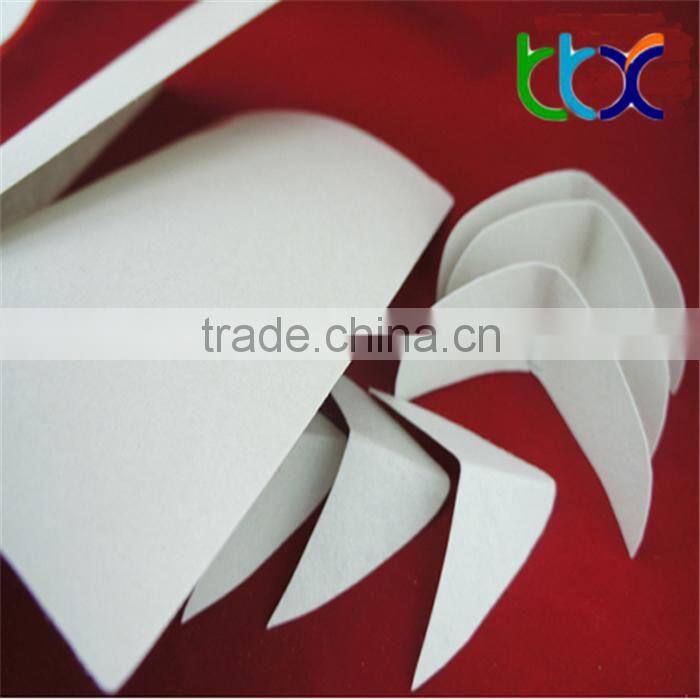 Nonwoven chemical sheet for making toe puffs and back counters