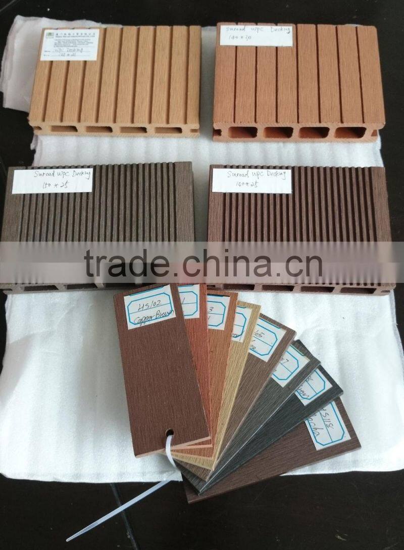 WPC solid boat decking material