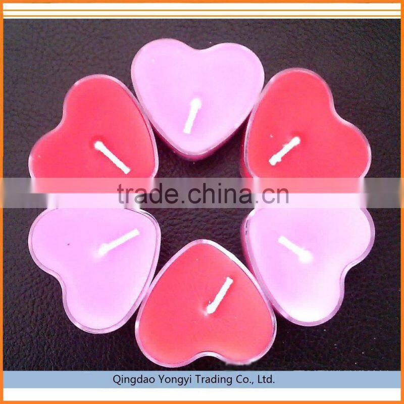 cheap tealight candle in heart shape holders