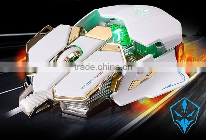 LUOM G10 10 Buttons 4 Colors DPI Adjustable Optical USB Wired Mouse Gamer Professional for Macros wireless Mouse