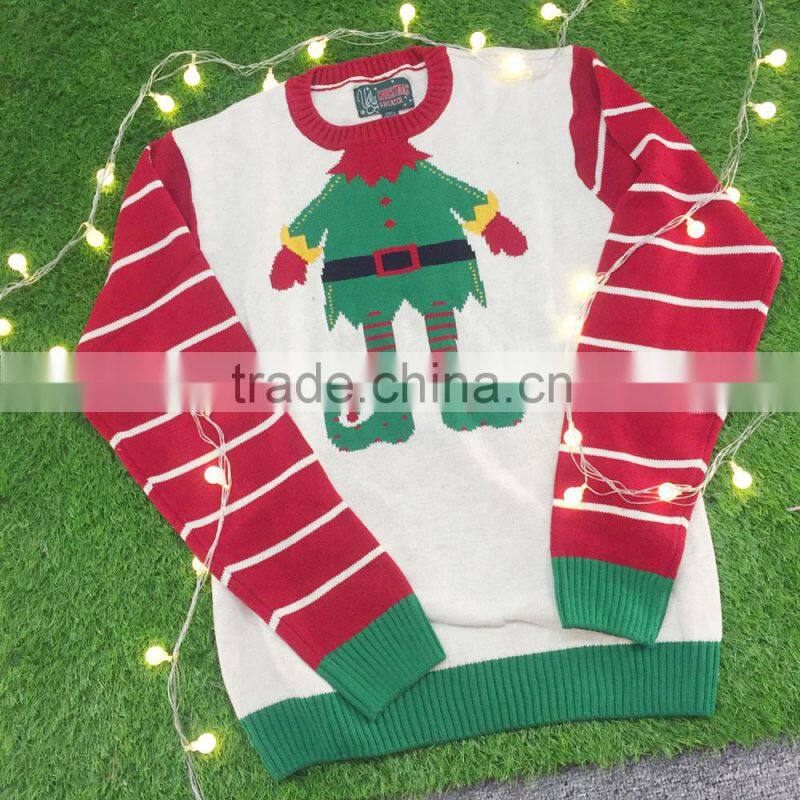 16JW53114 led light ugly christmas sweater