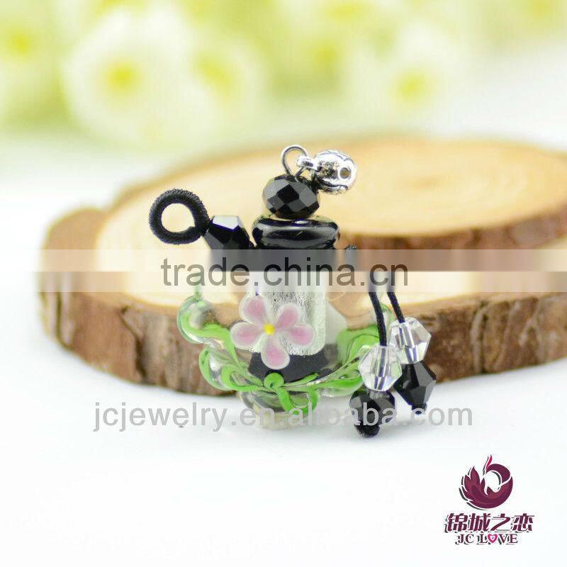 murano glass Bottle wish jewelry Pendant ego necklace