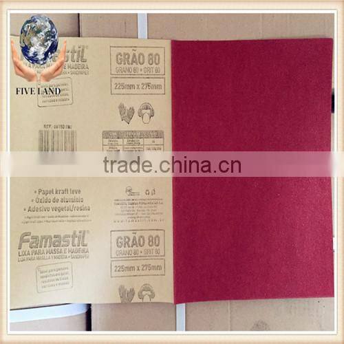 Wholesale sandpaper, aluminum oxide sandpaper for wood