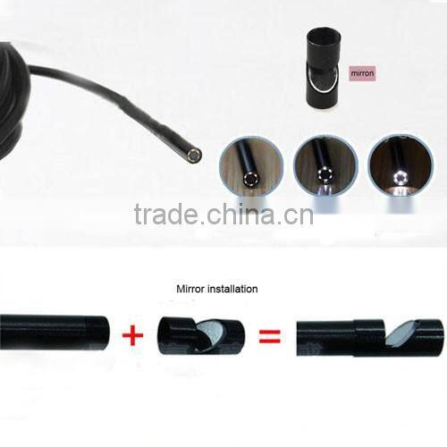 7mm dia length 2.5m waterproof 4led driver usb mini pinhole endoscope camera