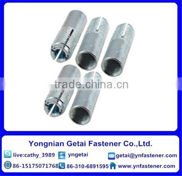 Drop In Anchor carbon steel Galvanized yellow zinc plated HDG