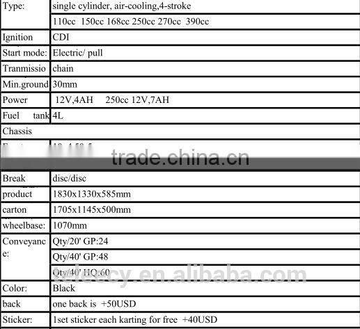 go kart frame sale110cc go kart