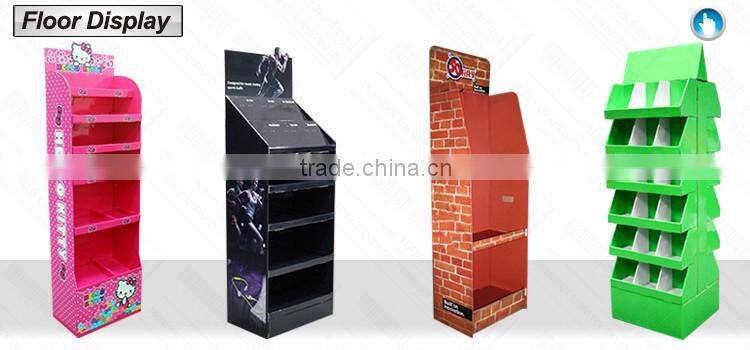 Custom pop up cardboard display stand