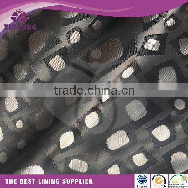 hot sale polyester viscose jacquard lining fabric