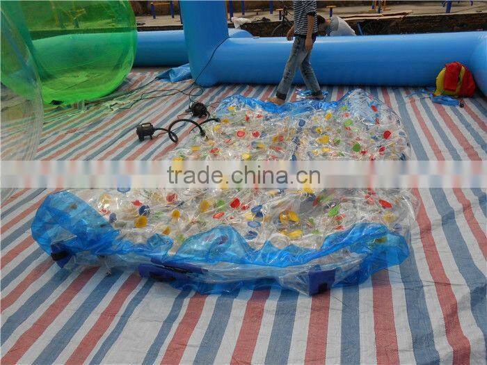 2014 POP inflatable water roller for water play equipments