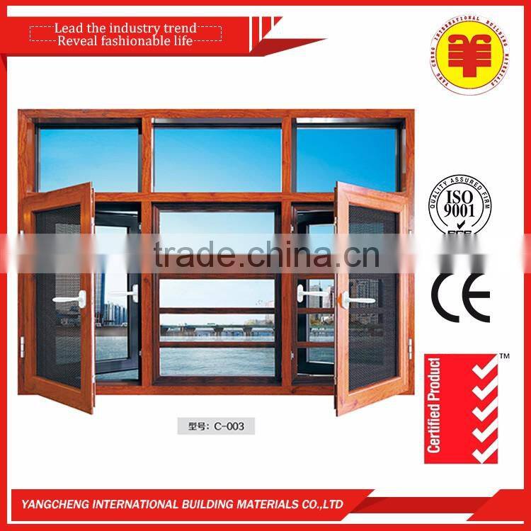 Style steel casement aluminum window models Support 5x12mm decorative grid for homes