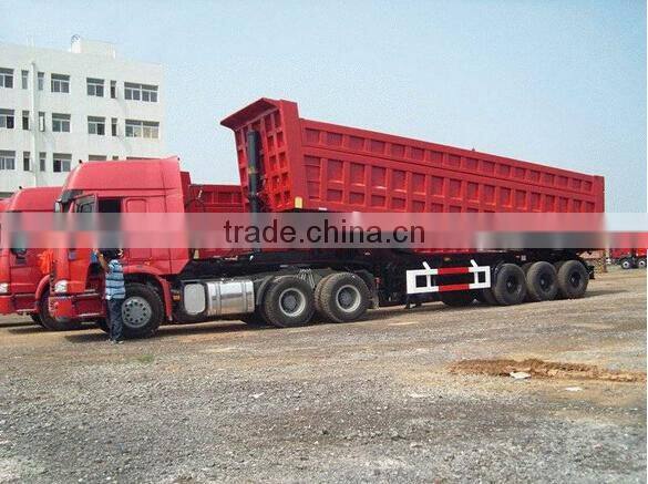 Factory price 30 ton tipper semi trailer sales in Fiji