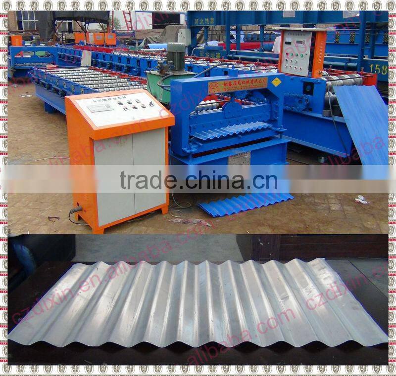 automatic corrugated metal roofing machine